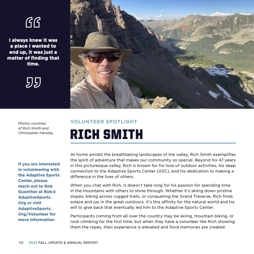 Rich Smith Volunteer Spotlight