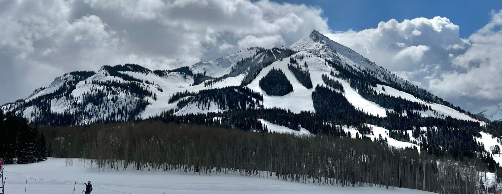 Winter scene of Mt. Crested Butte